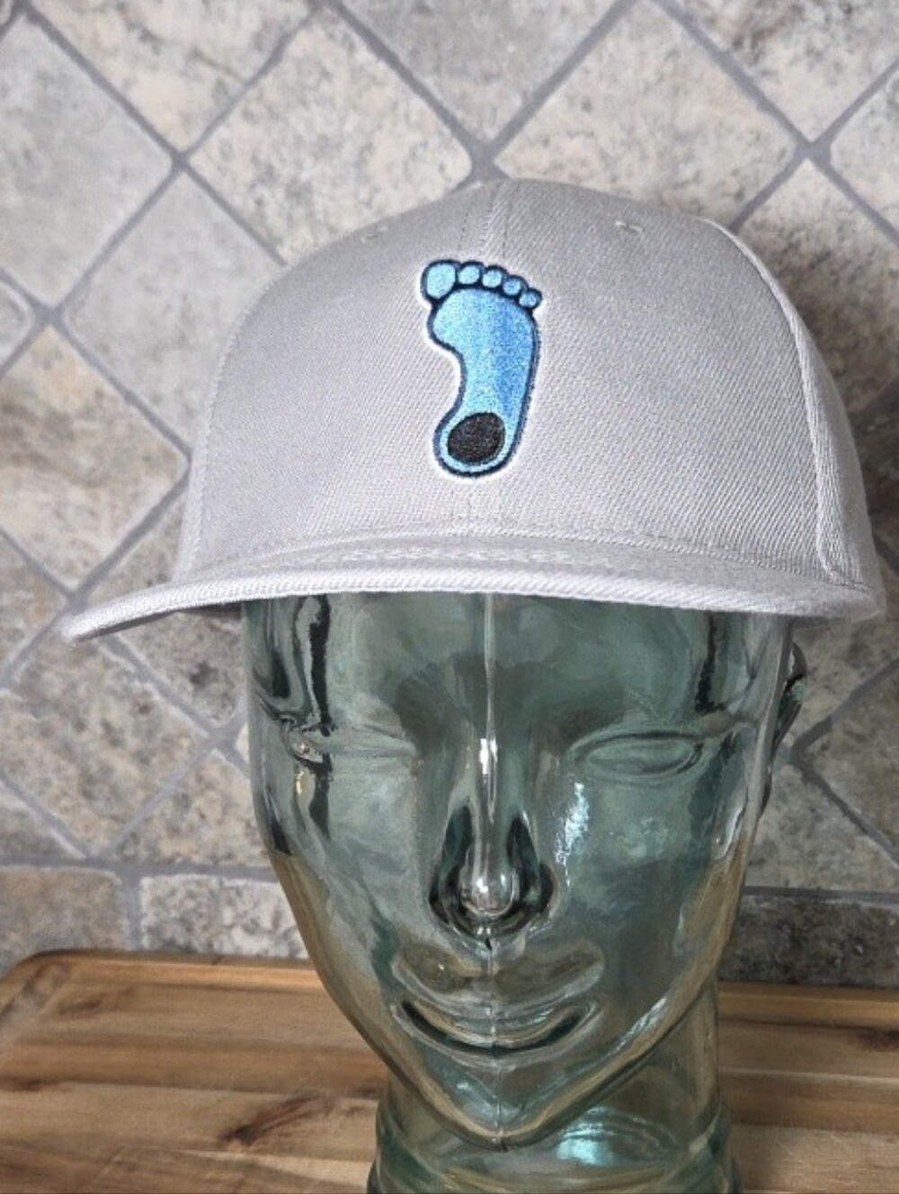 UNC North Carolina Tarheels Gray Adjustable Hat Cap Event Staff APC